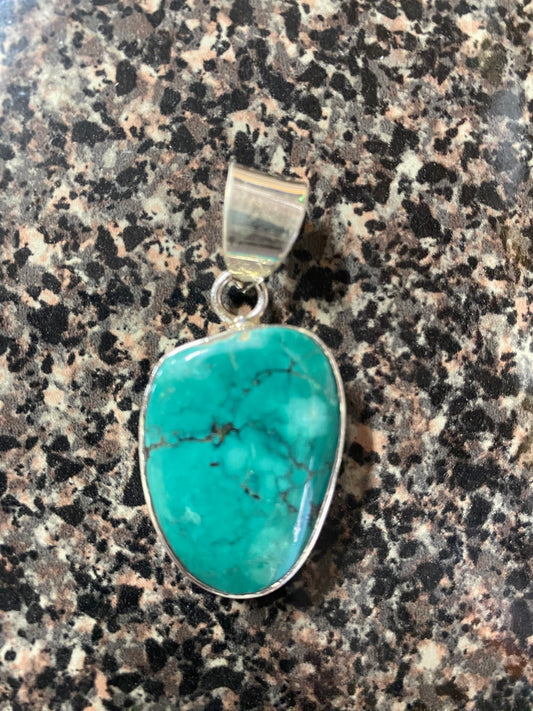 Turquoise 925 Sterling Pendant