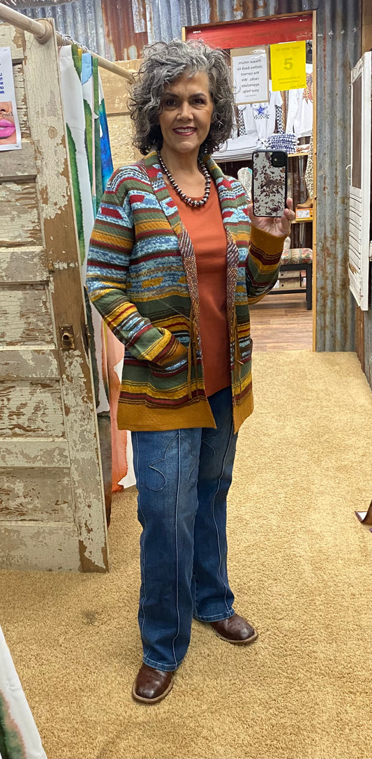 Serape Stripe Cardigan