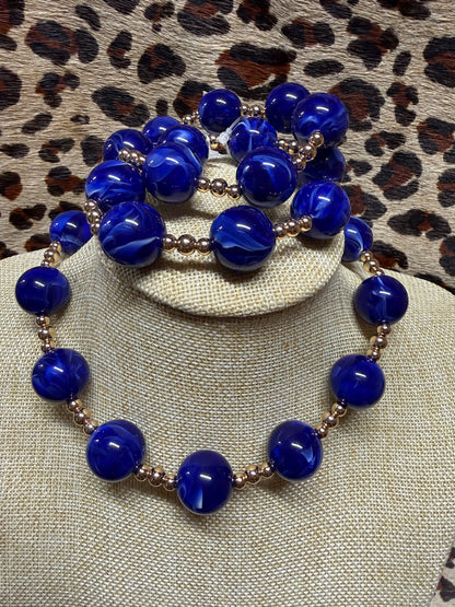 Color Pop with Gold Jewelry