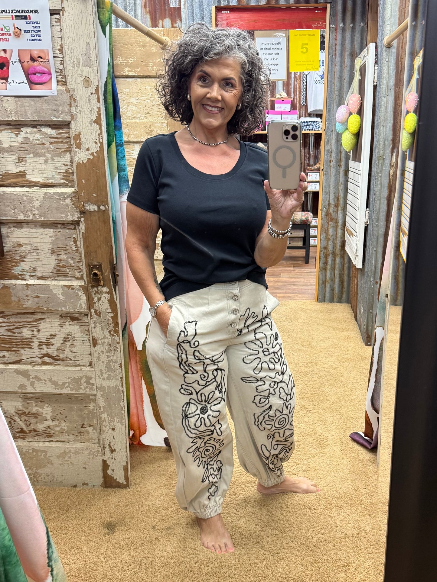 Pale Grey Pants