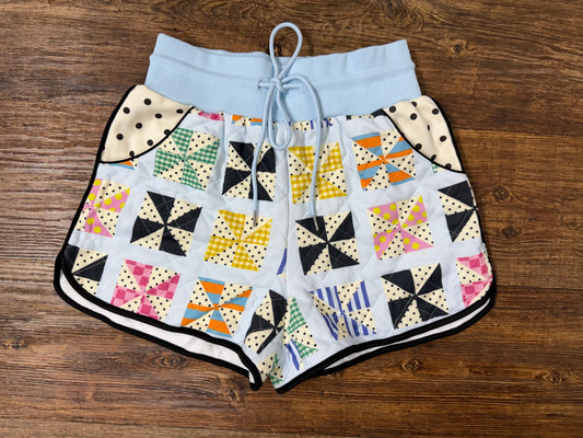 Poppy & Pine Quilted Kaleidoscope Shorts