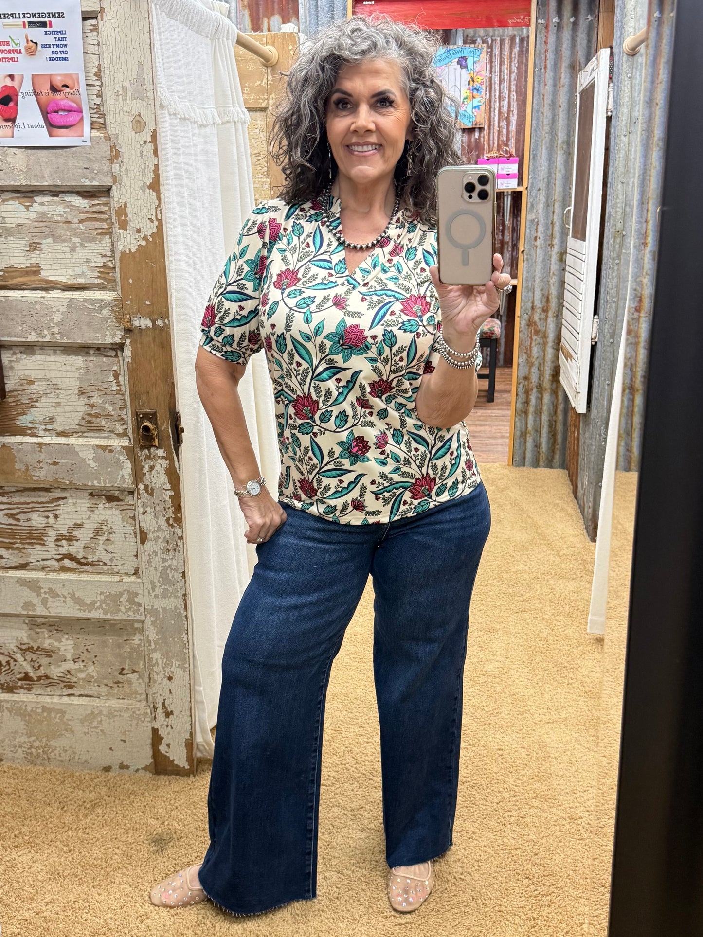 Floral Breeze Top