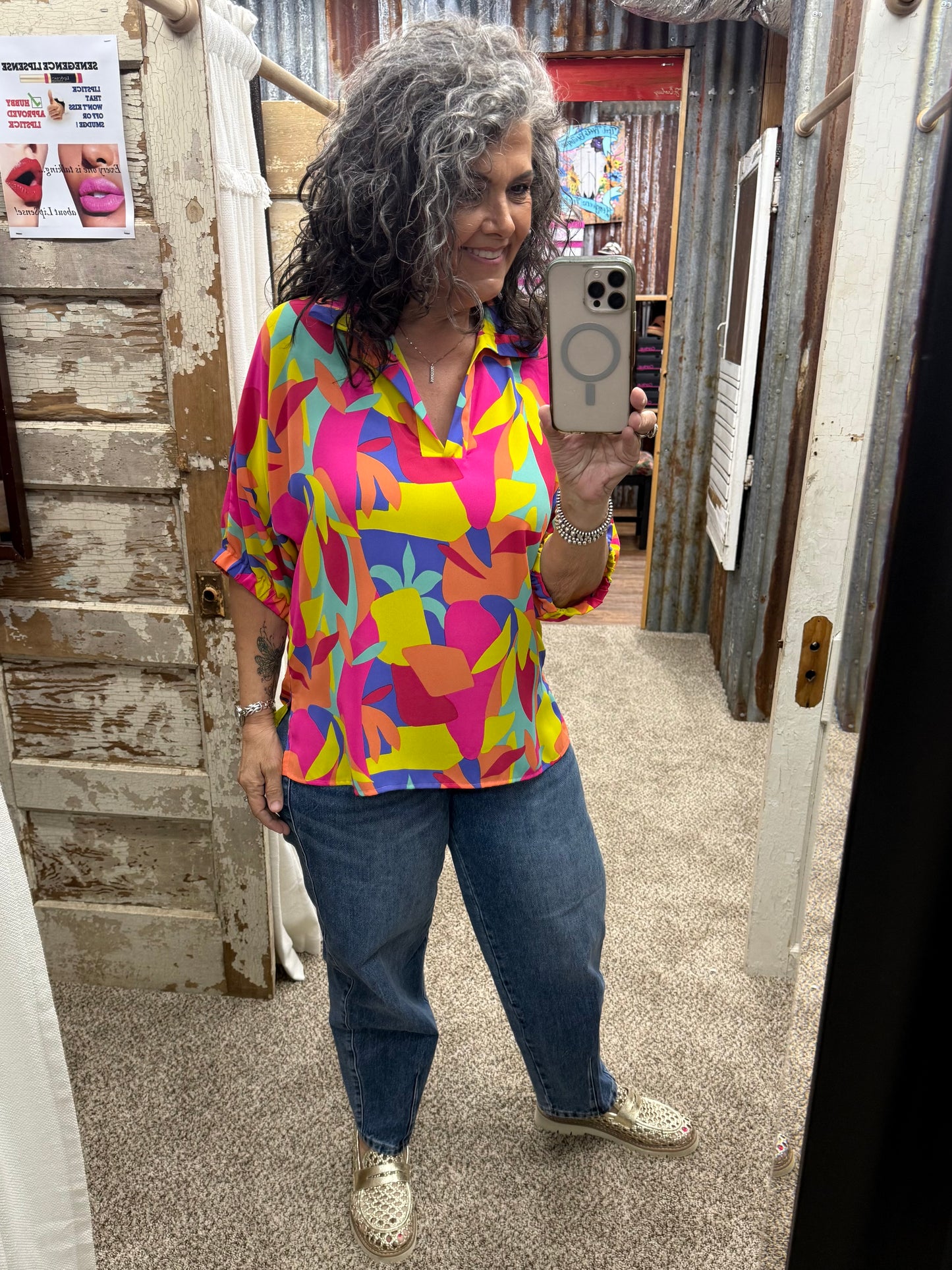 SLOAN RADIANT OASIS BLOUSE