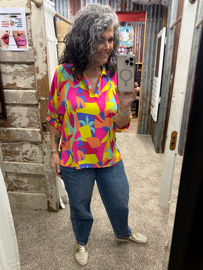 SLOAN RADIANT OASIS BLOUSE