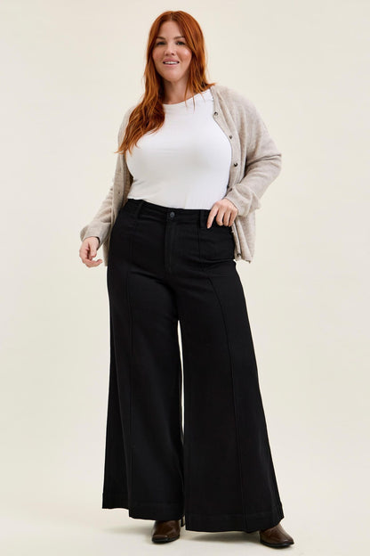 Judy Blue HW LIZA Black Palazzo Jeans 881243