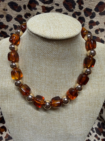 Color Pop with Gold Jewelry