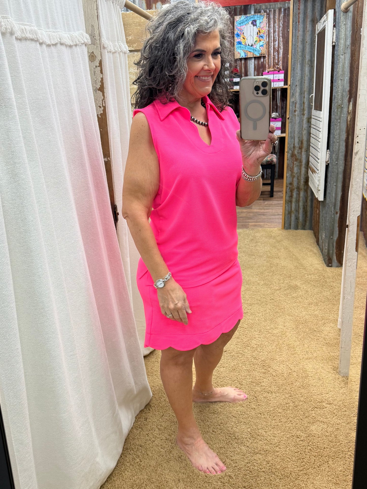 Make It Count Textured Set- Neon Pink