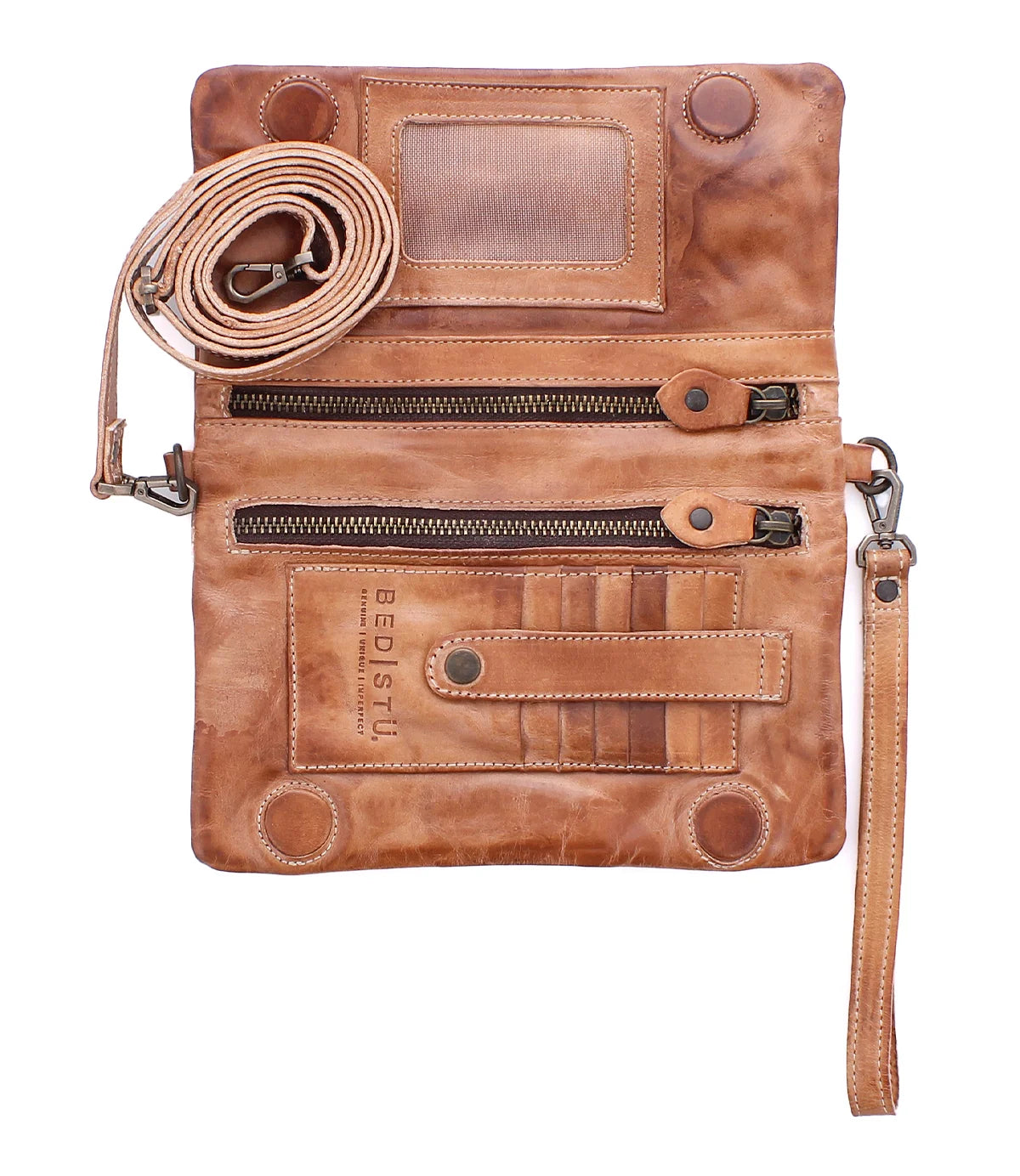Bed|Stu Cadence PW Patchwork Leather Crossbody Clutch