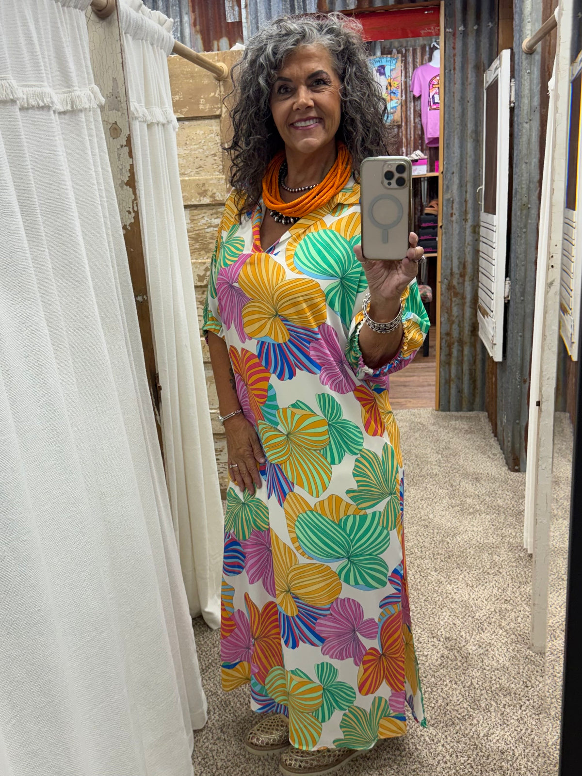 BLAKELY BOTANIC BURST DRESS by Adrienne