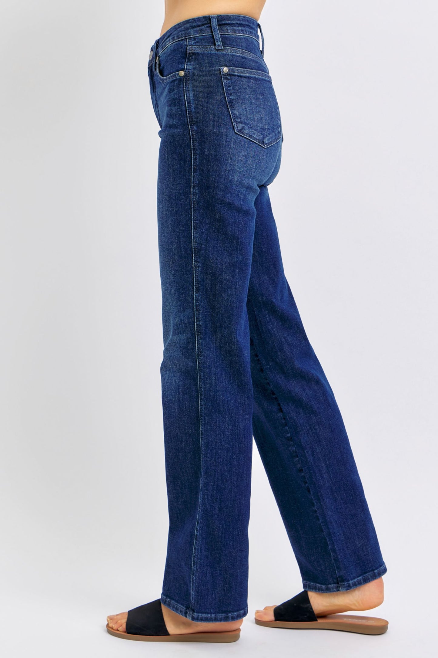 Judy Blue Mid Rise "TUMMY CONTROL" Classic Straight Leg Jean 88861