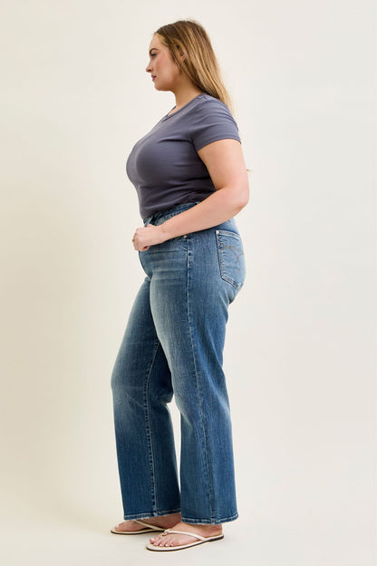 Judy Blue MR 90s Straight Leg Jeans 82719