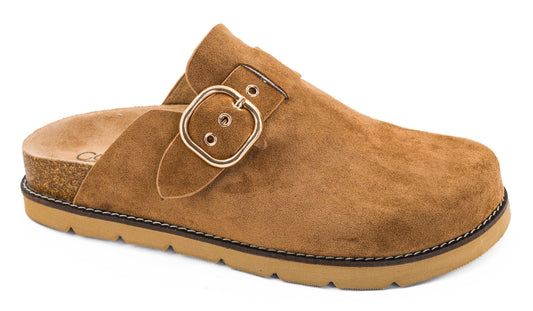 Corkys Distracted Camel Faux Suede