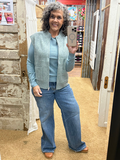 Dusty Blue Sweater