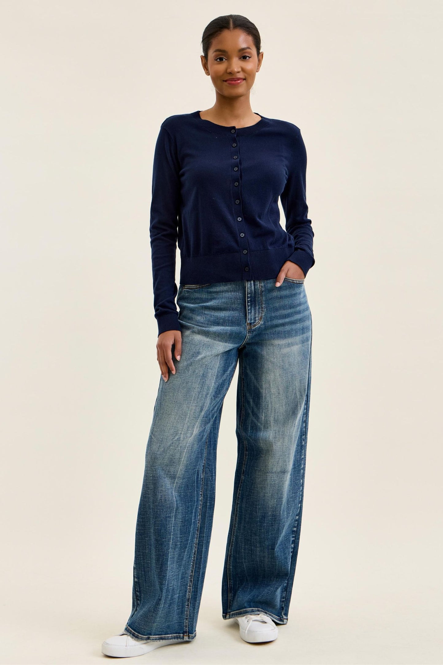 Judy Blue HW WILHELMINA Baggy MD Vintage Blast Jeans 881157