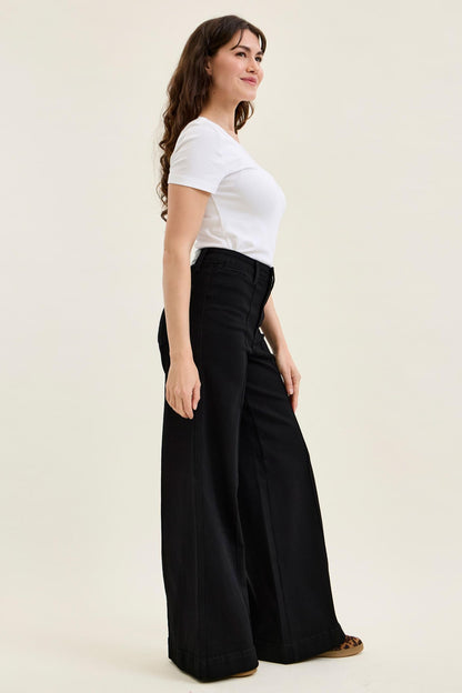 Judy Blue HW LIZA Black Palazzo Jeans 881243