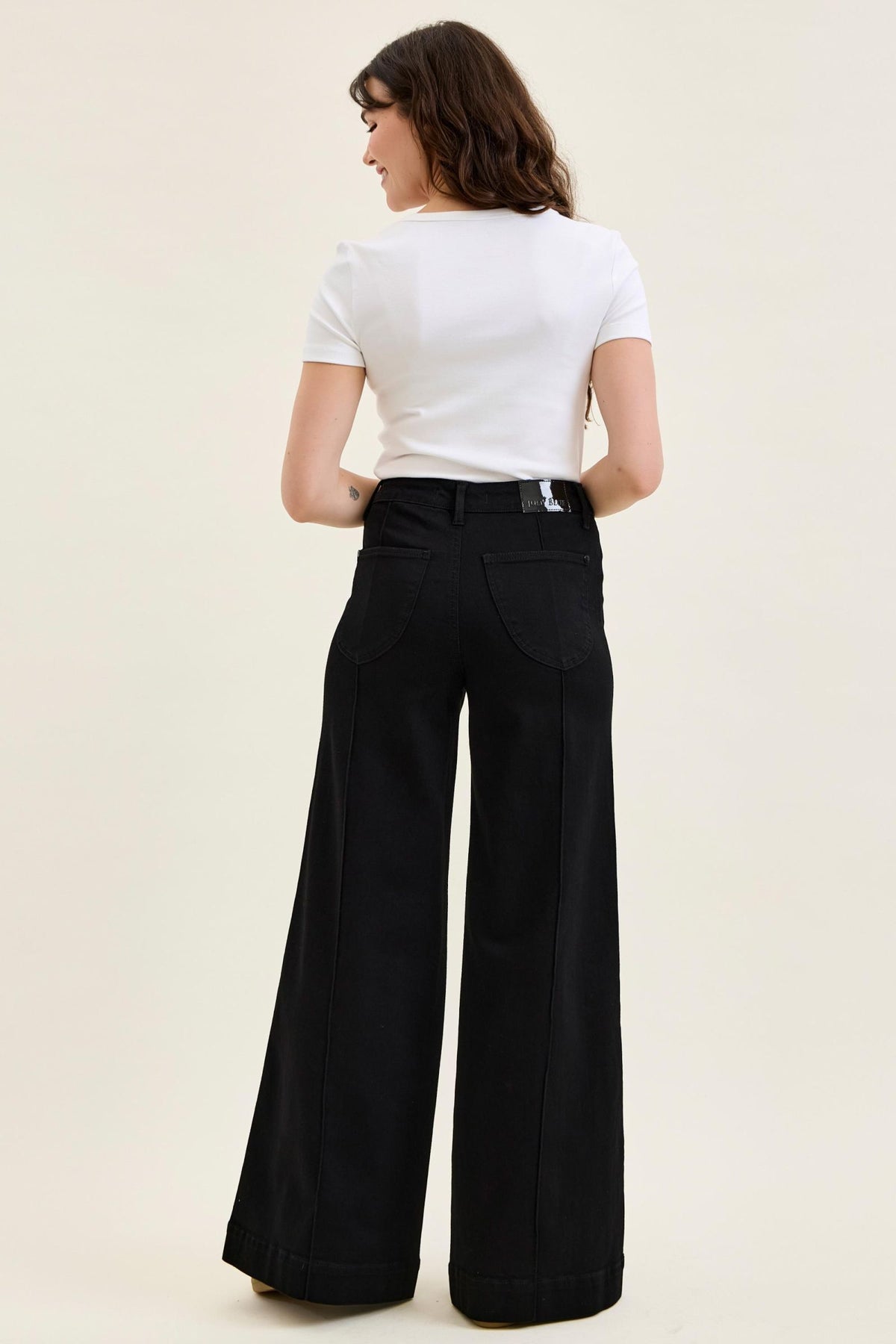 Judy Blue HW LIZA Black Palazzo Jeans 881243