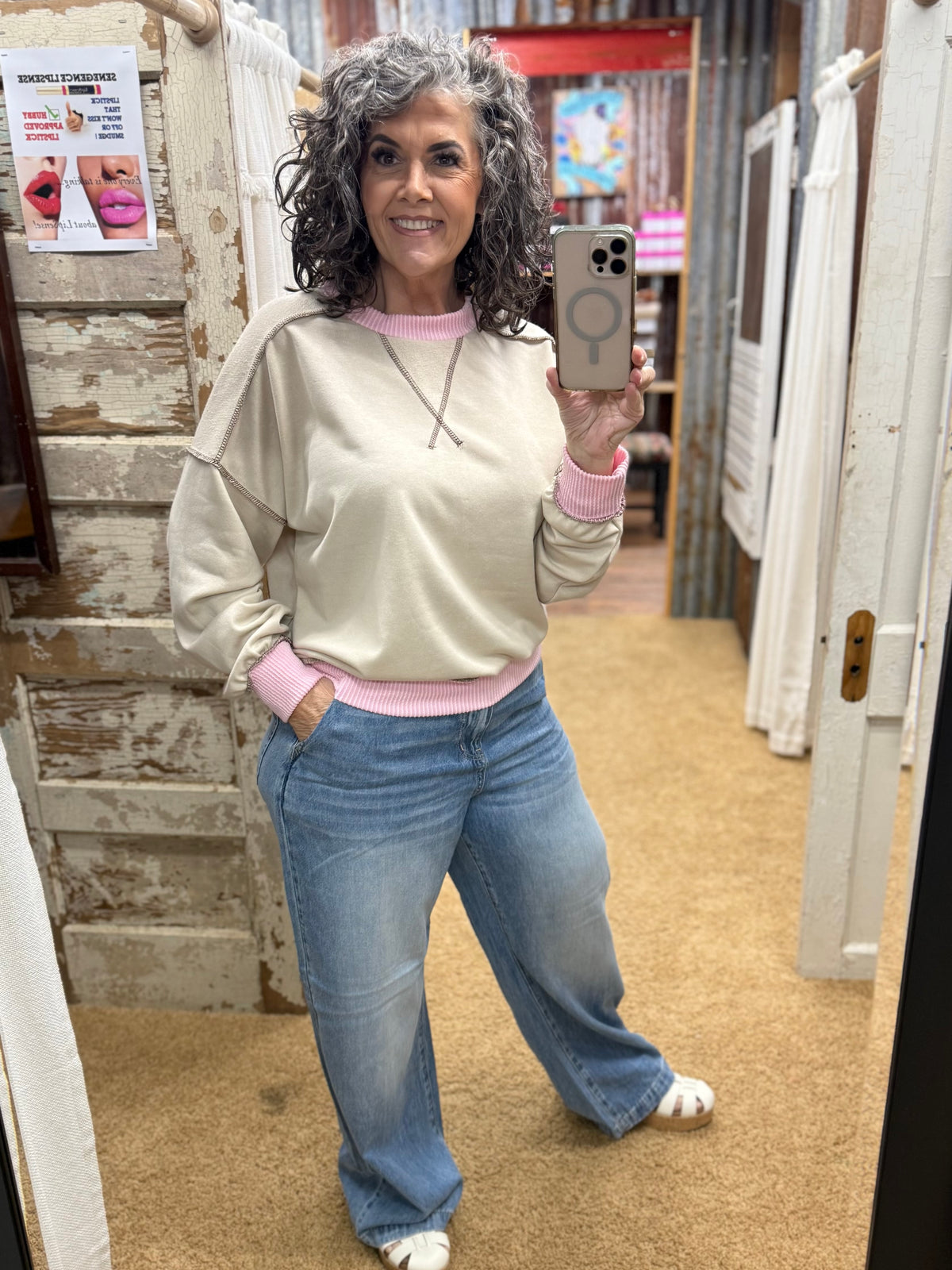 Judy Blue HW Featherweight Baggy Elasticated WB Jeans 881090