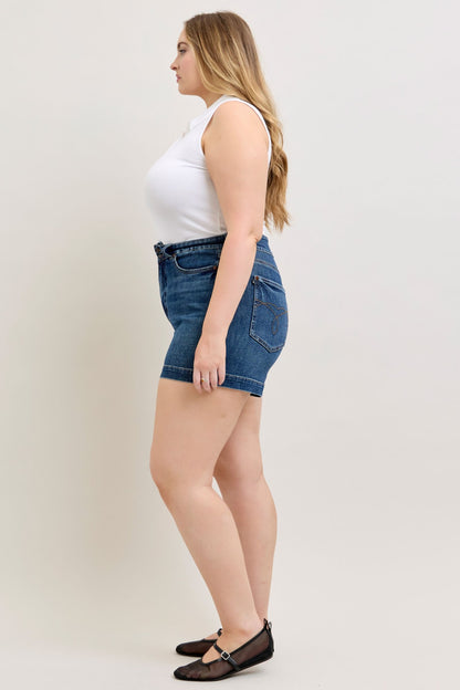 Judy Blue HW Slim Short Tummy Control 150350