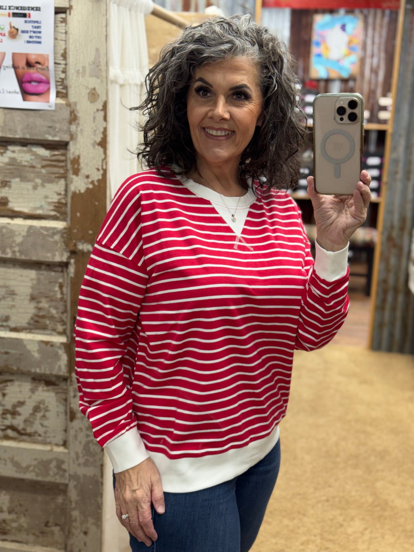 Striped Pullovers Regular & Curvy