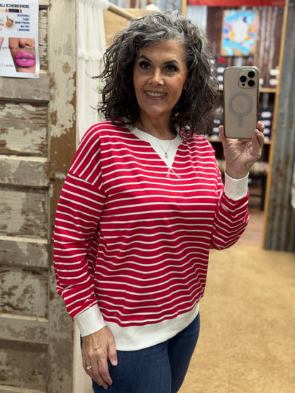 Striped Pullovers Regular & Curvy