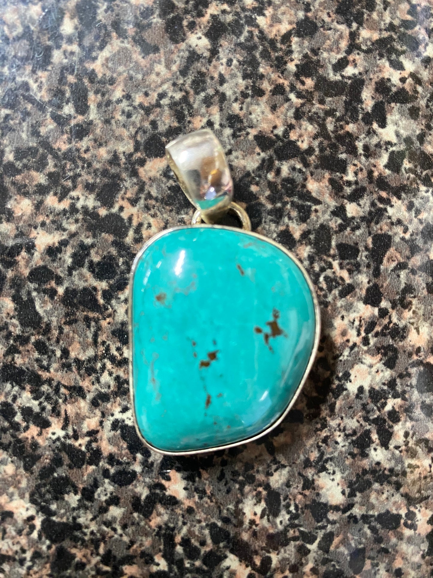 Turquoise 925 Sterling Pendant