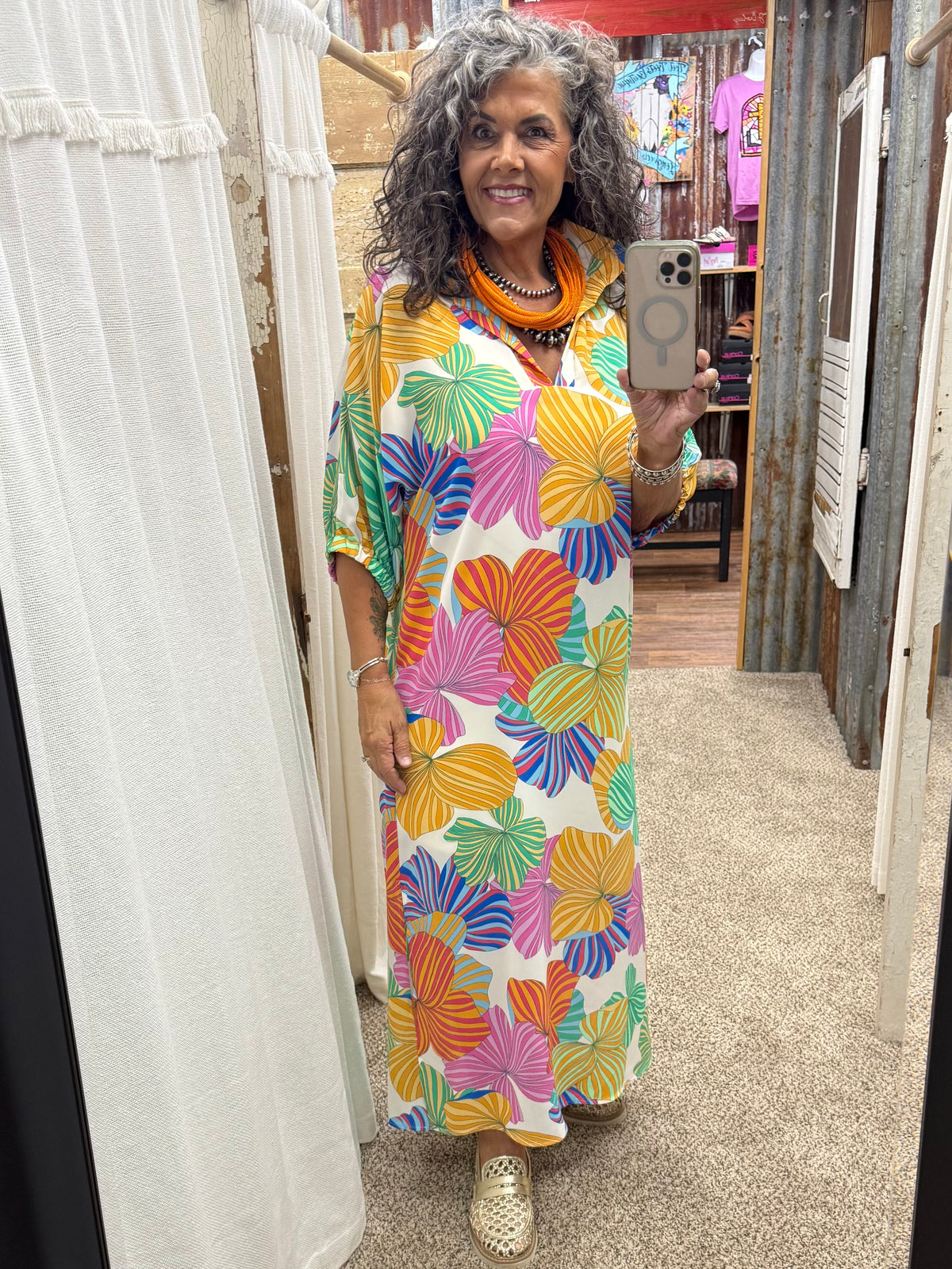 BLAKELY BOTANIC BURST DRESS by Adrienne
