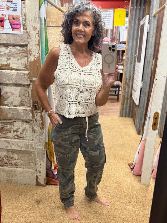 Crocheted Vest