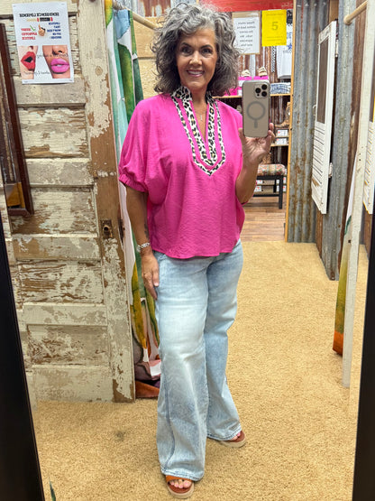 Pink Exotic Blouse