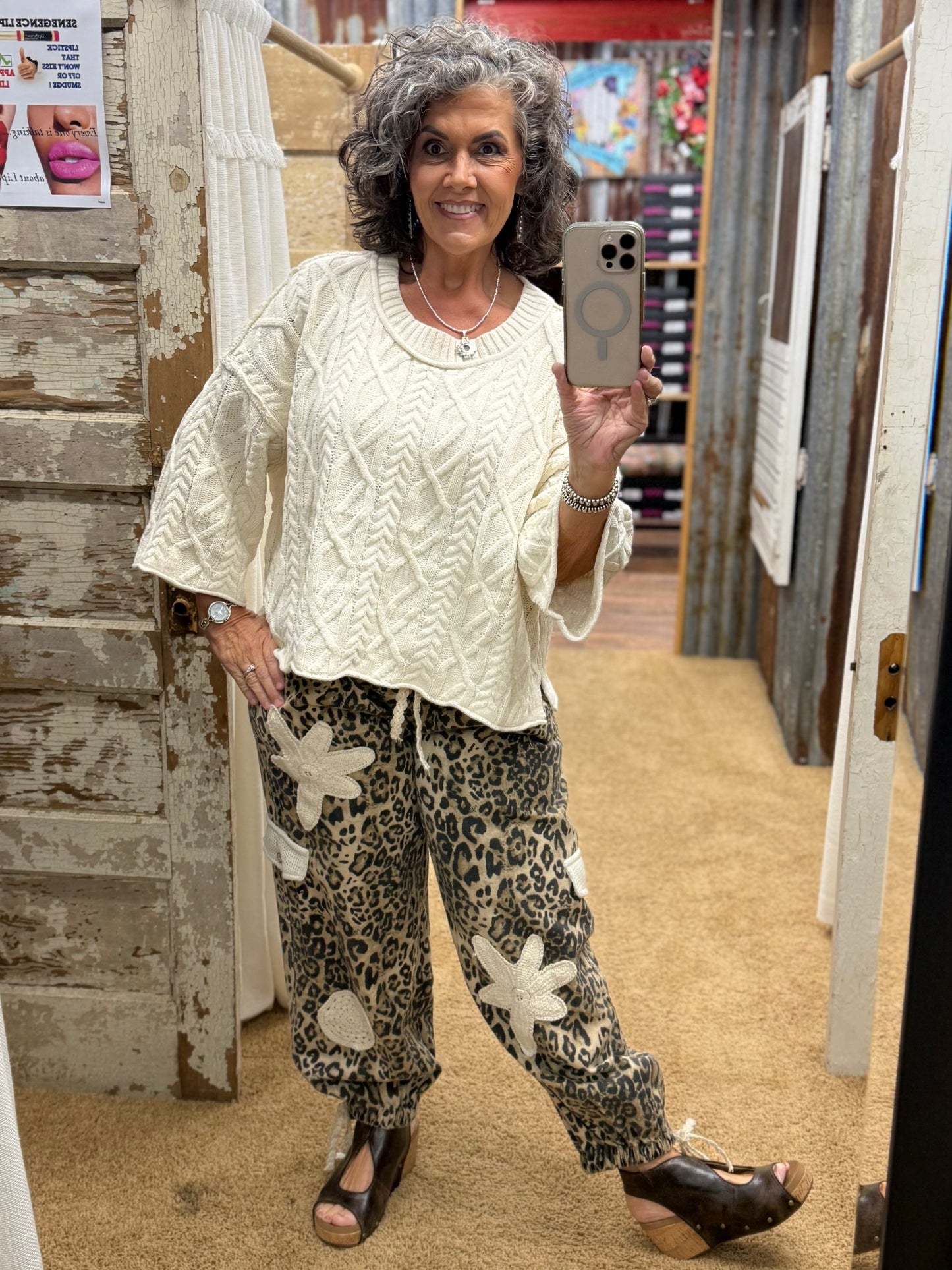 Cream Powder Sweater by POL