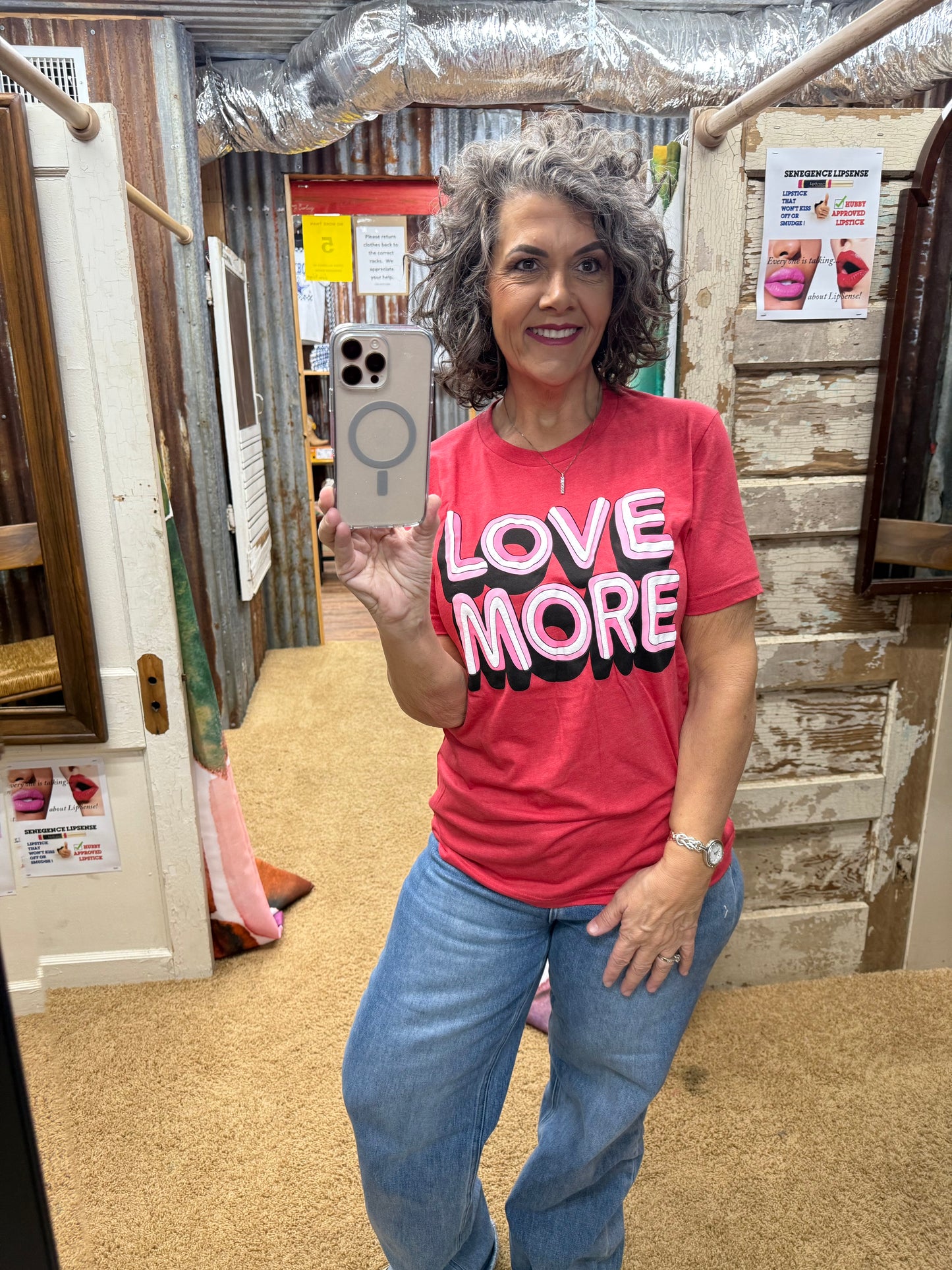 "LOVE MORE" Valentines Tee