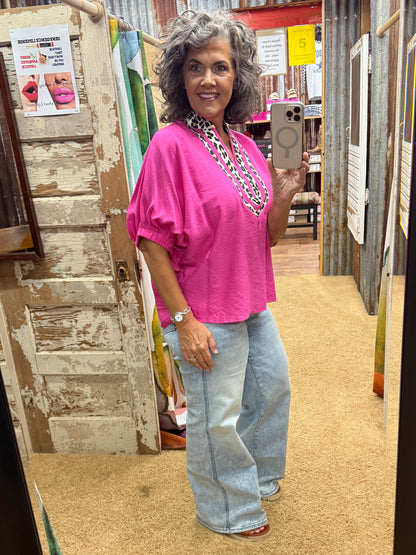 Pink Exotic Blouse