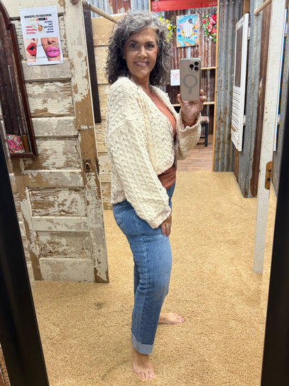 Powder Cream Cardigan