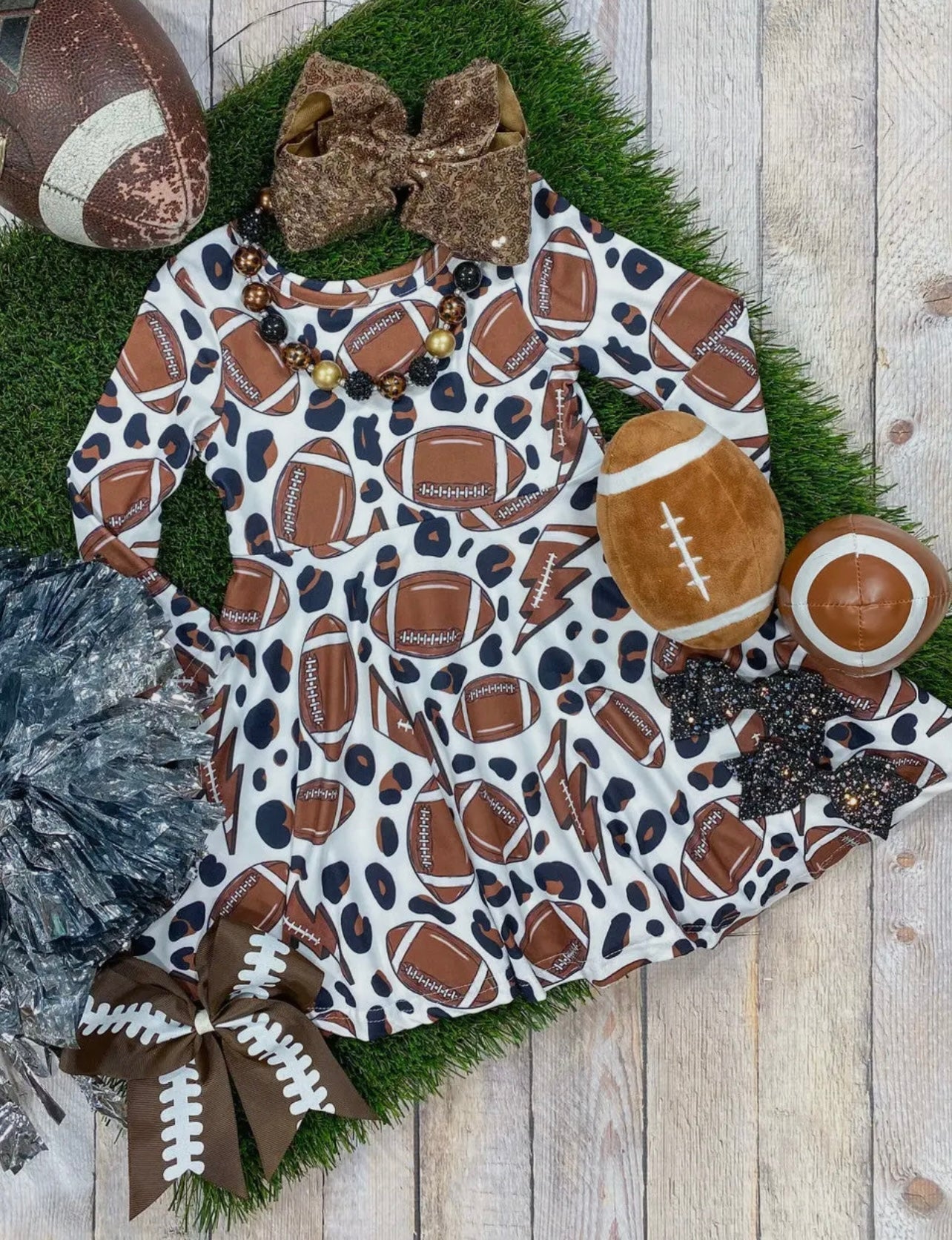 Cheetah Football Dress