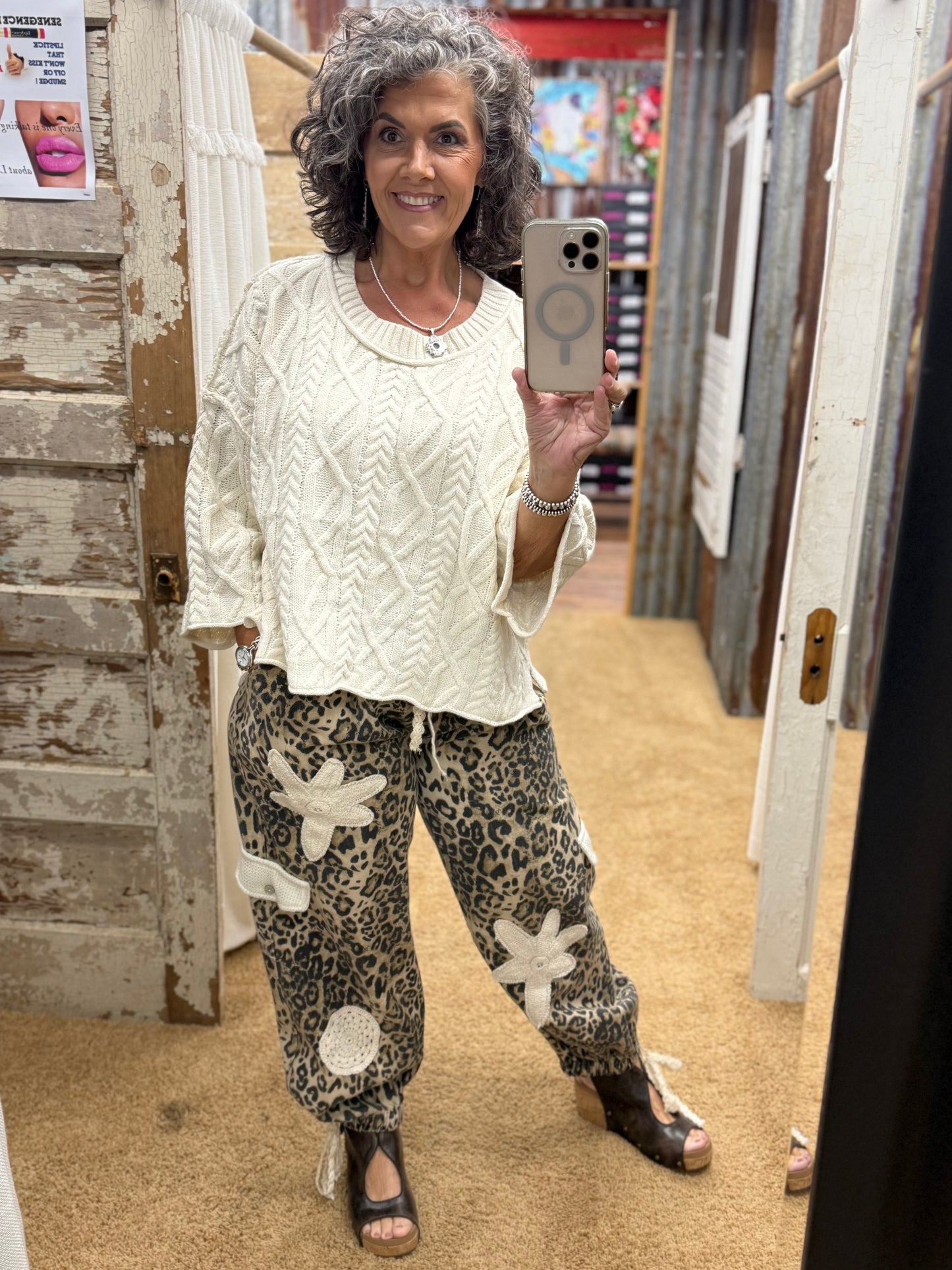 Cream Powder Sweater by POL