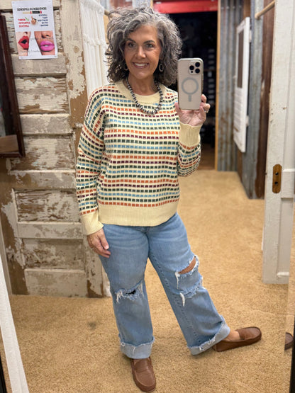 Forest and Copper Sweater