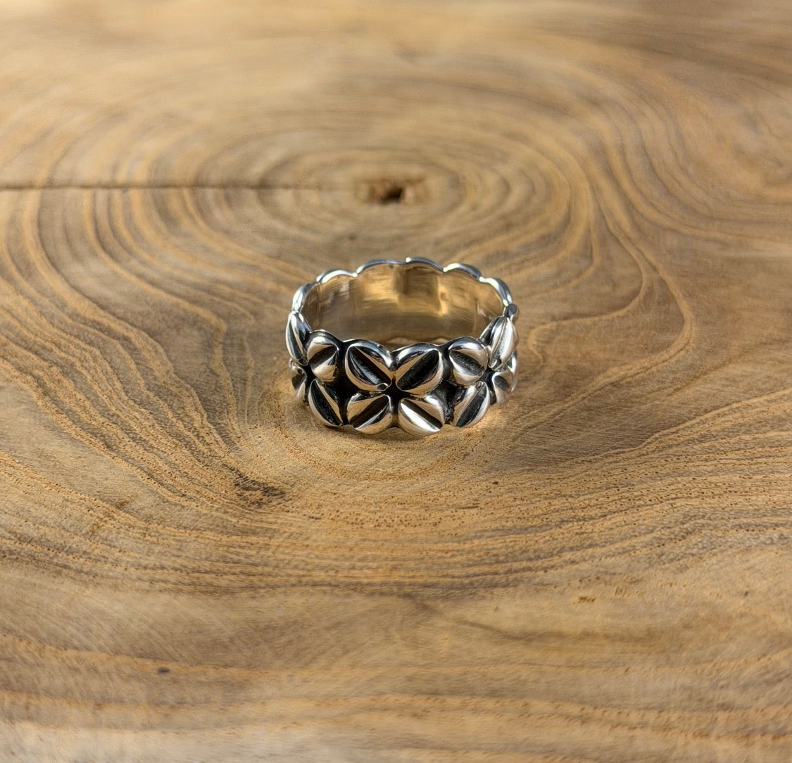 Boho Sol Coffee Bean Band Ring T5328