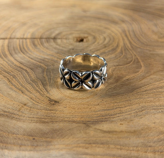 Boho Sol Coffee Bean Band Ring T5328