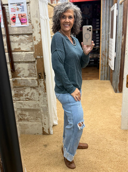 Teal Sweater