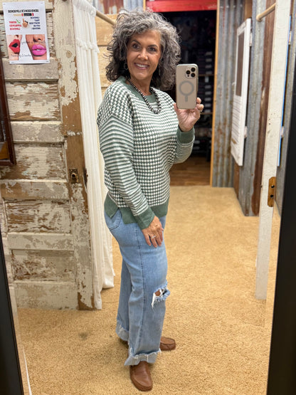 Dark Sage Sweater
