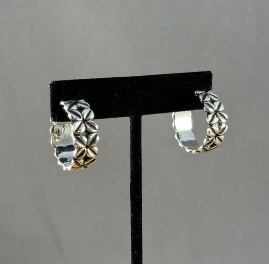 Boho Sol Coffee Bean Hoops T1561