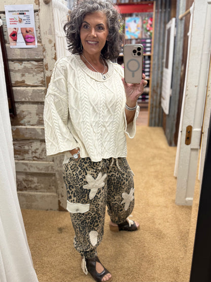 Cream Powder Sweater by POL