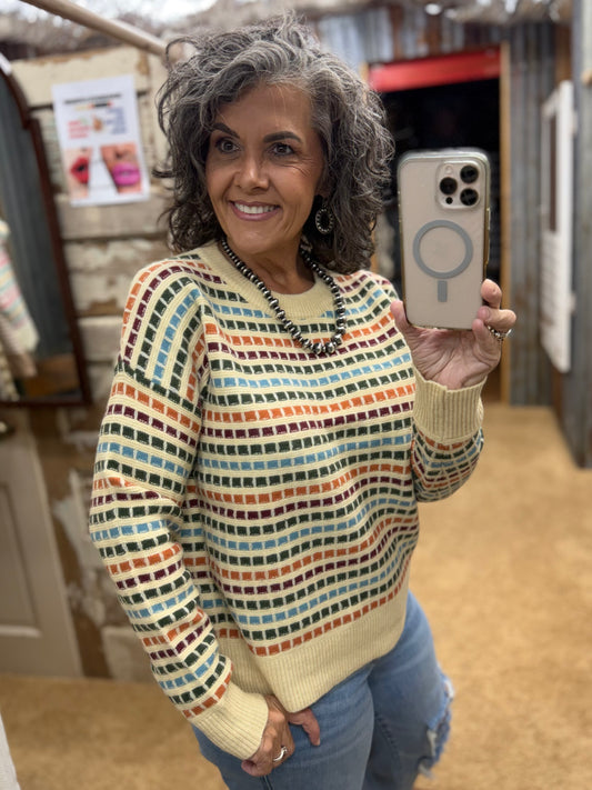 Forest and Copper Sweater