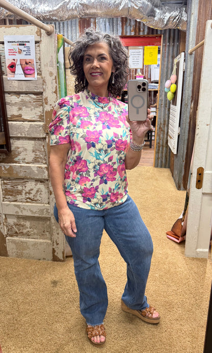 Life Is A Flower Top
