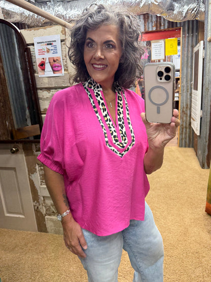 Pink Exotic Blouse