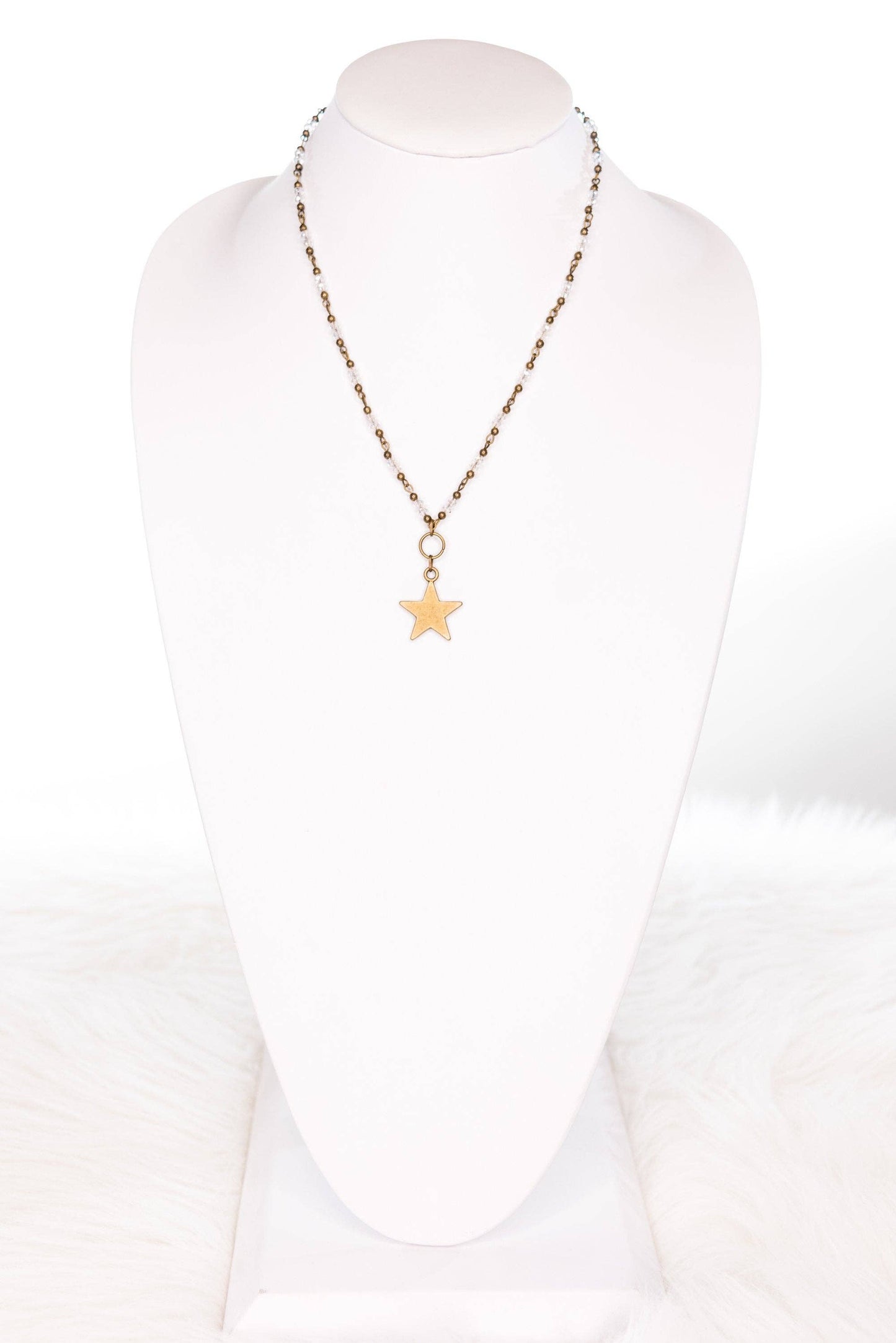 Macey Star Necklace and Earrings Set