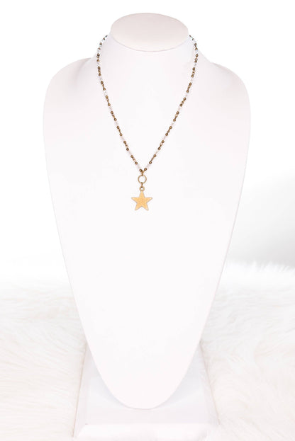 Macey Star Necklace and Earrings Set