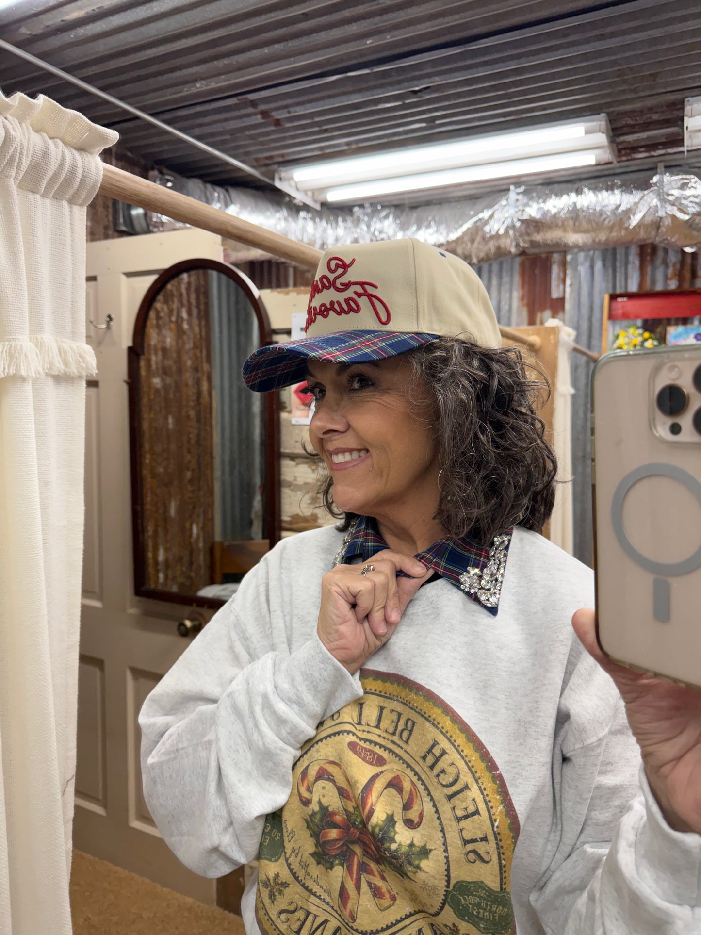 SANTA'S FAVORITE CANVAS CAP