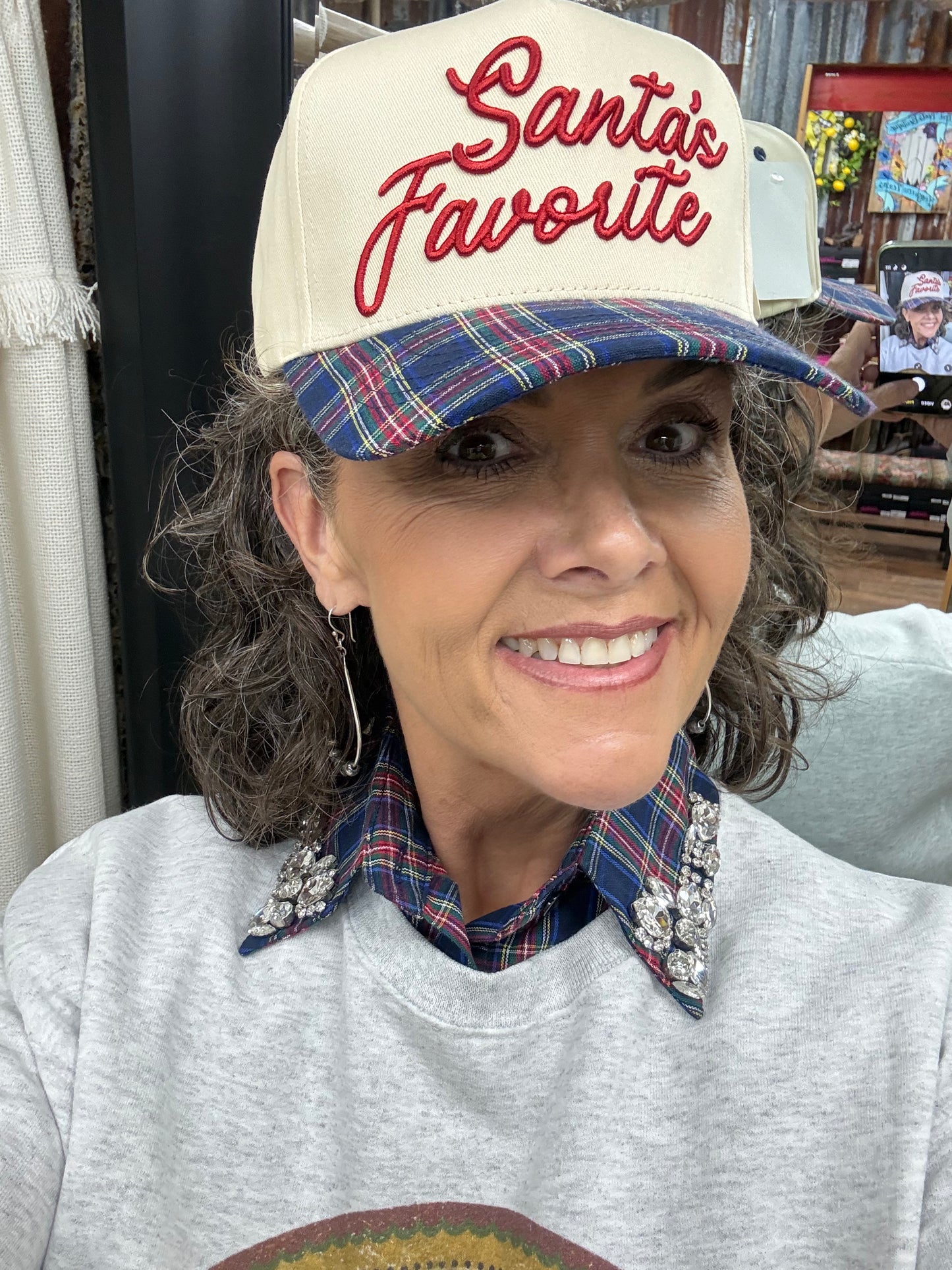 SANTA'S FAVORITE CANVAS CAP