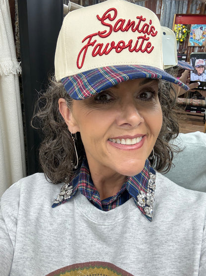 SANTA'S FAVORITE CANVAS CAP