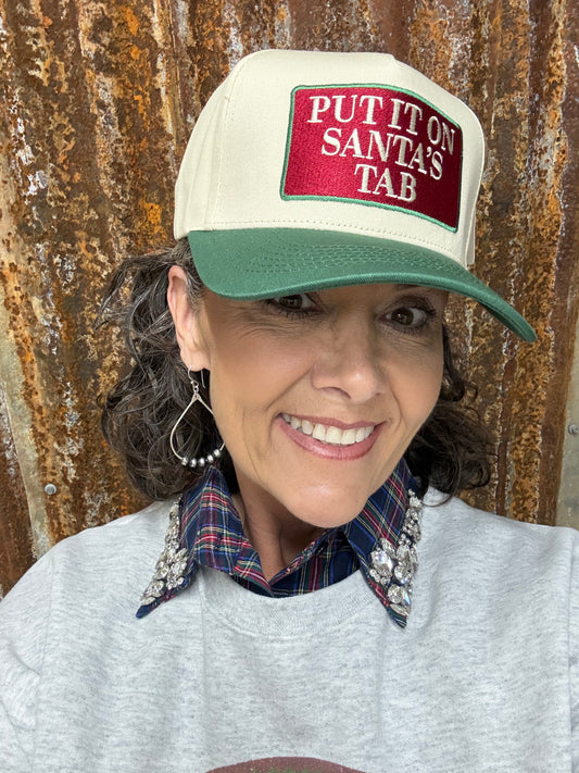 PUT IT ON SANTA'S TAB CANVAS CAP